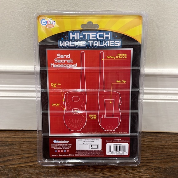 New Hi-Tech Walkie Talkies toy by Grin Studios. - Picture 3 of 4